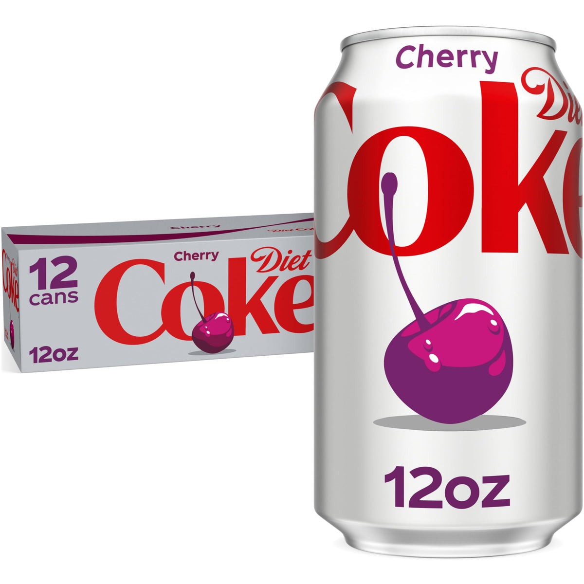 Cherry Soda Soft Drink, 12 fl oz, 12 Pack A53181