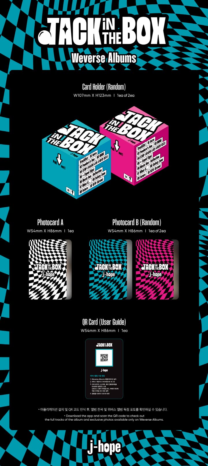 J-HOPE BTS - Jack In The Box (Weverse Album), Multicolor W610