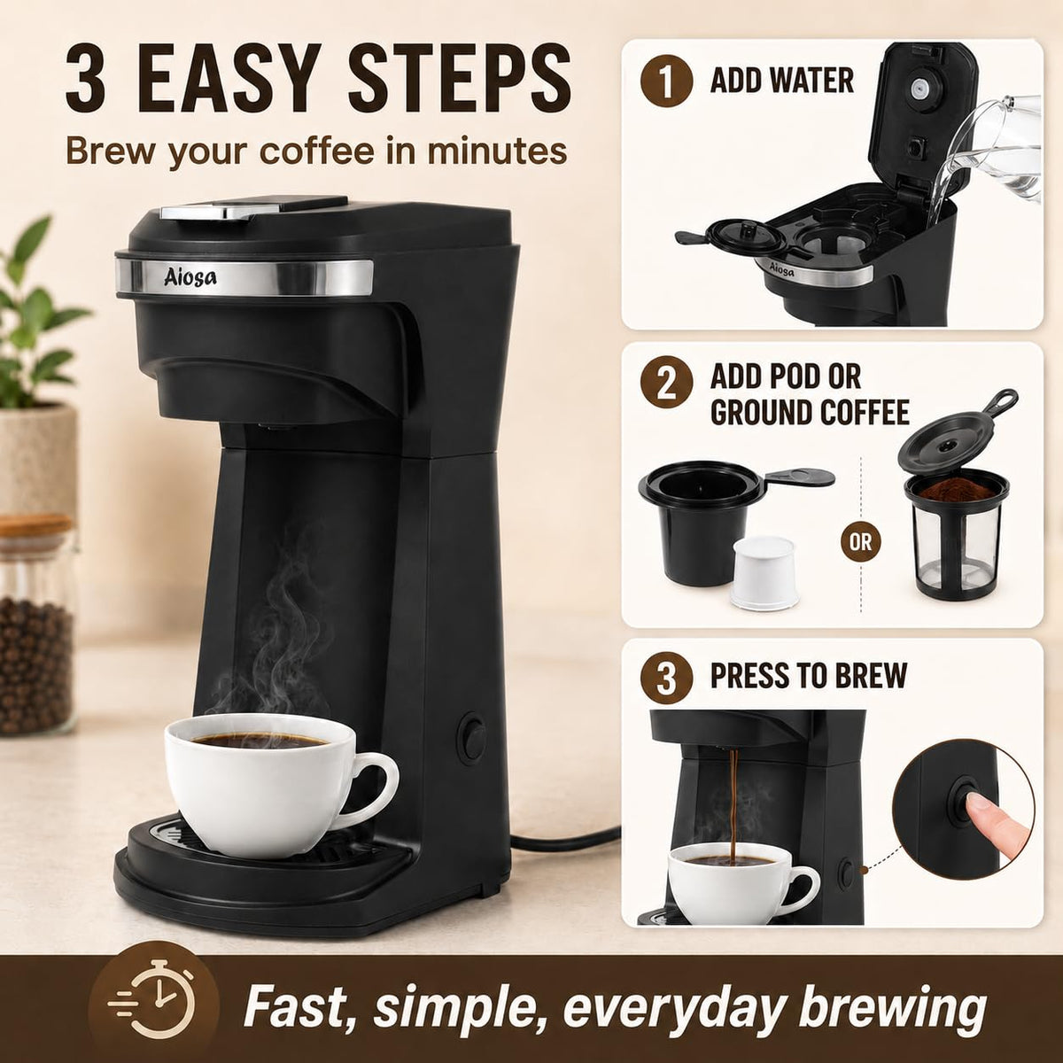 Single Serve Coffee Maker C32096