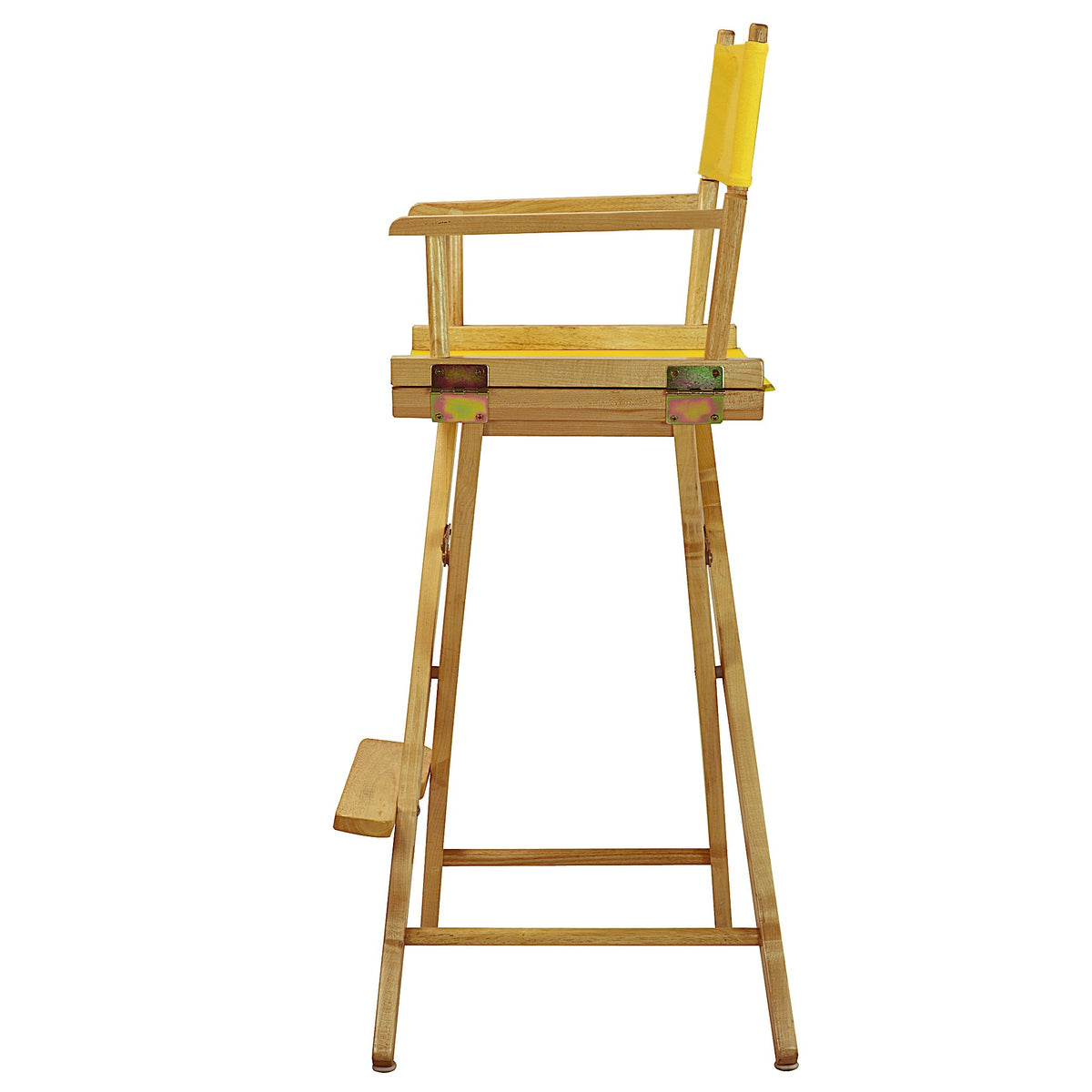 Bar Height Natural Frame Gold Canvas Director Chair J8999