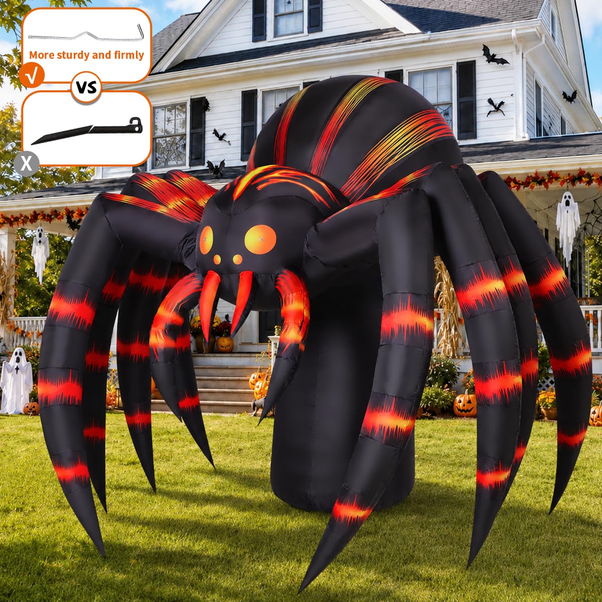 7FT Halloween Inflatables Yard Decor with LEDs U88059