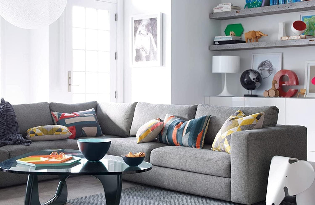 Clear Glass Coffee Table with Solid Wood Base Y282339