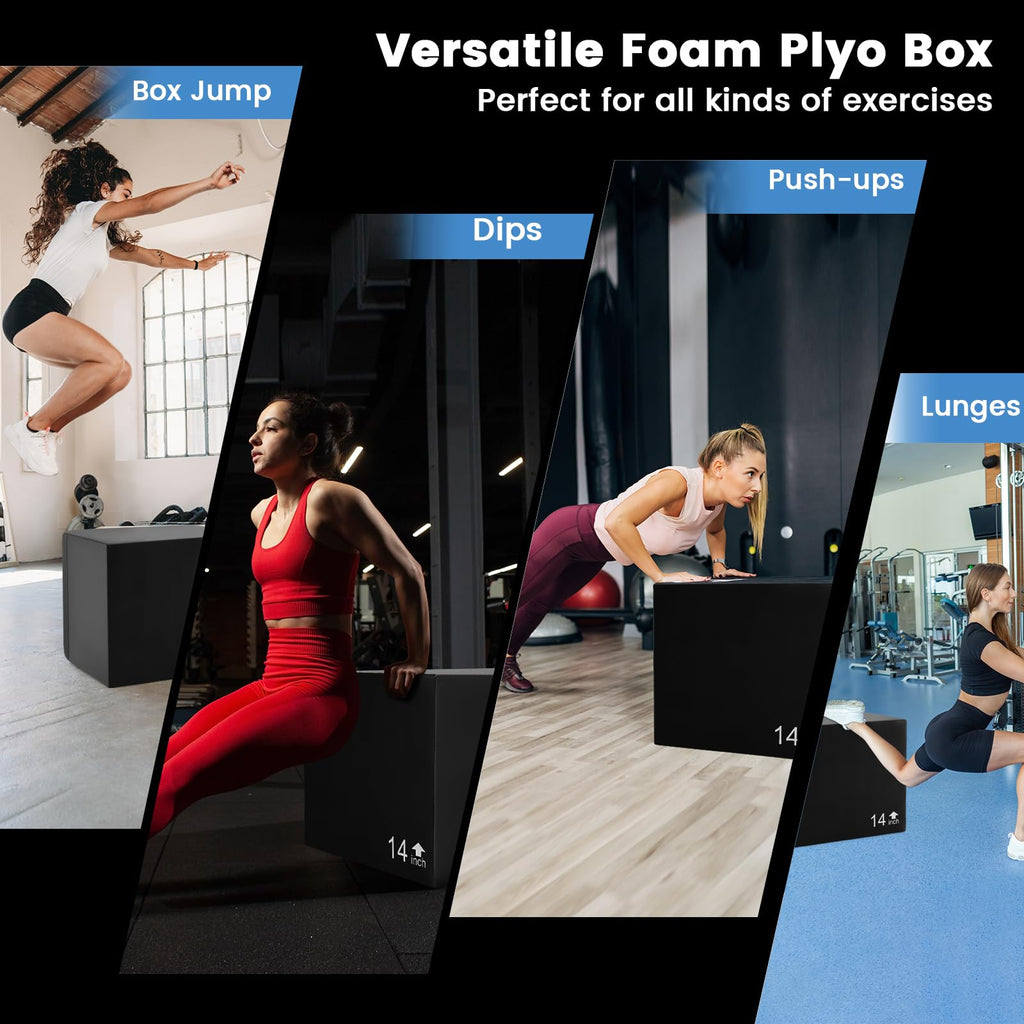 3 in 1 Foam Plyometric Jump Box F686650