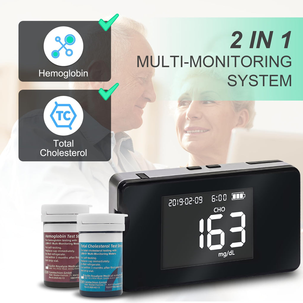 Hemoglobin Test Meter with 25 Test Strips Y253291