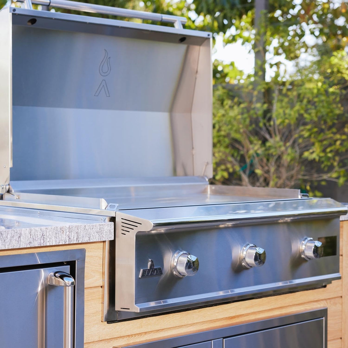 40-Inch Built-In Propane Gas Griddle with Stainless Steel Surface H7181