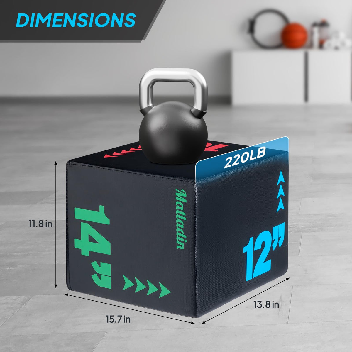 Heavy Foam 3 in 1 Plyo Box L8821