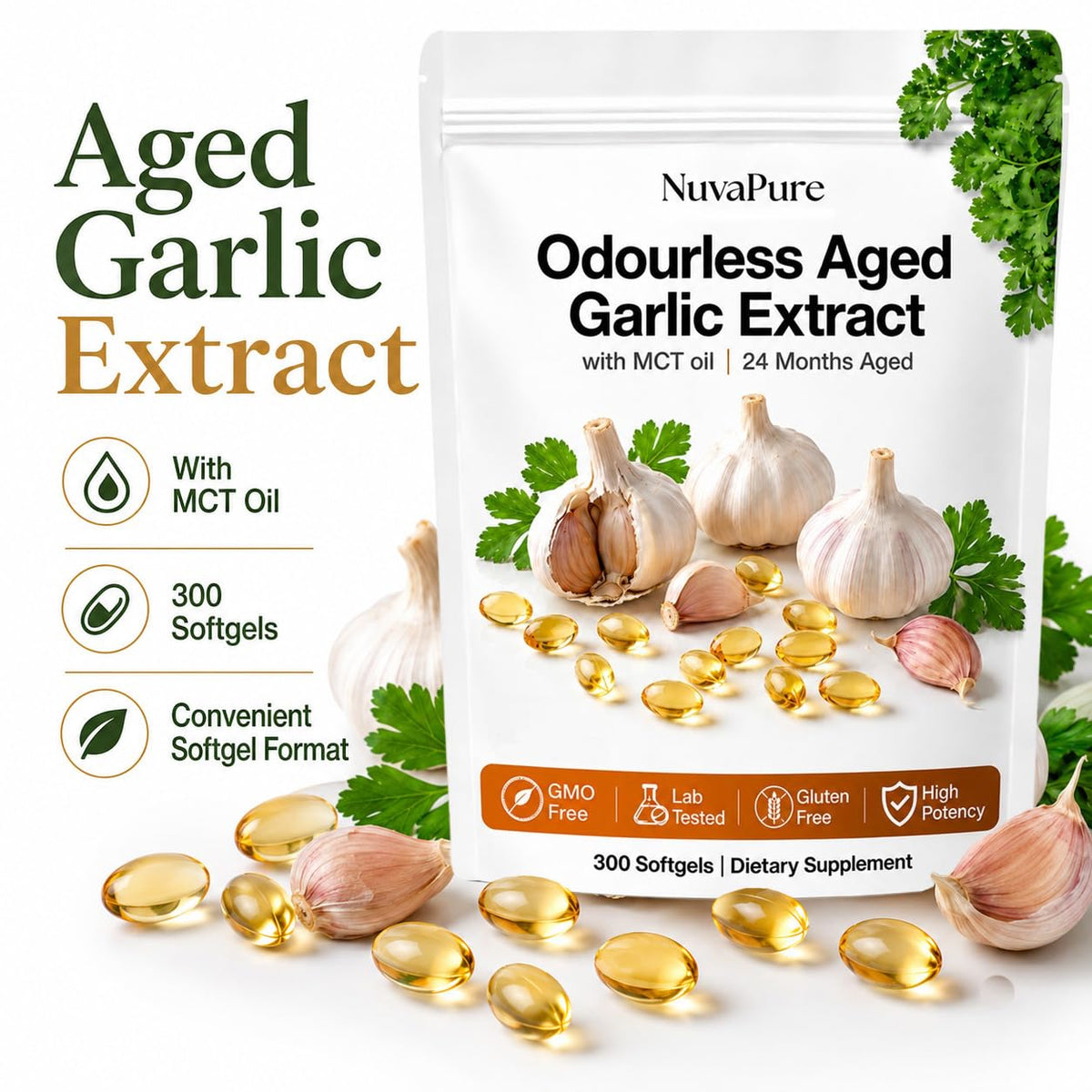 Aged Garlic 300 Softgels W688904
