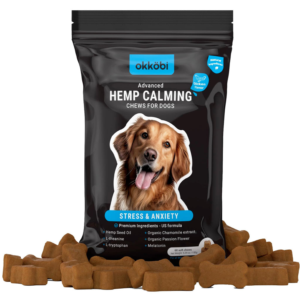 Chicken Flavor 60 Count Calming Chews for Dogs W429467