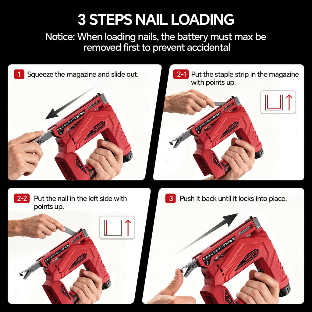 Cordless Staple Nail Gun C42236