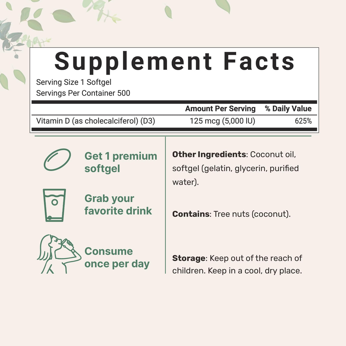 Multi Collagen Protein Powder & Vitamin D3 Bundle Pack J98819