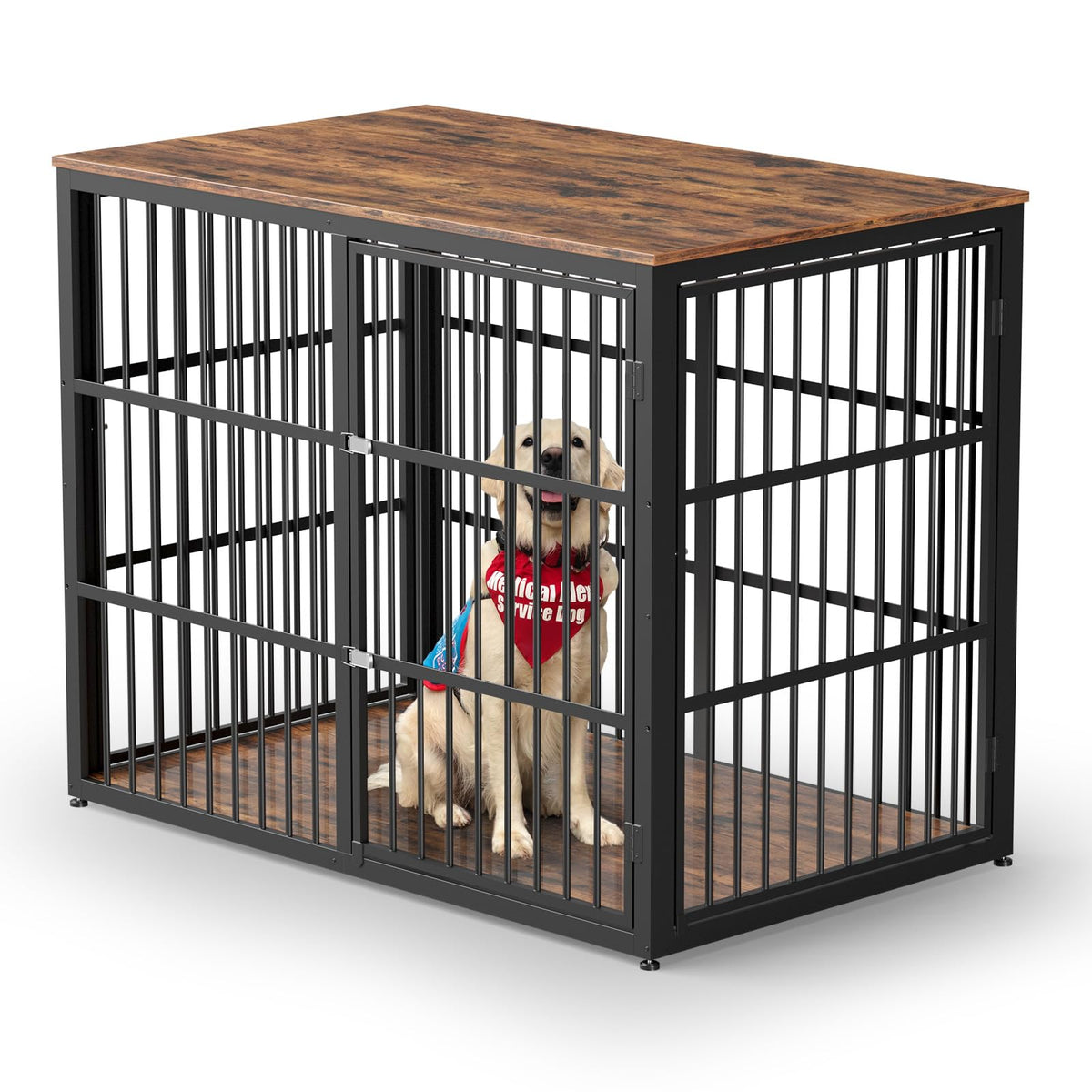 48'' XXL Dog Crate Furniture with 3 Doors U9095