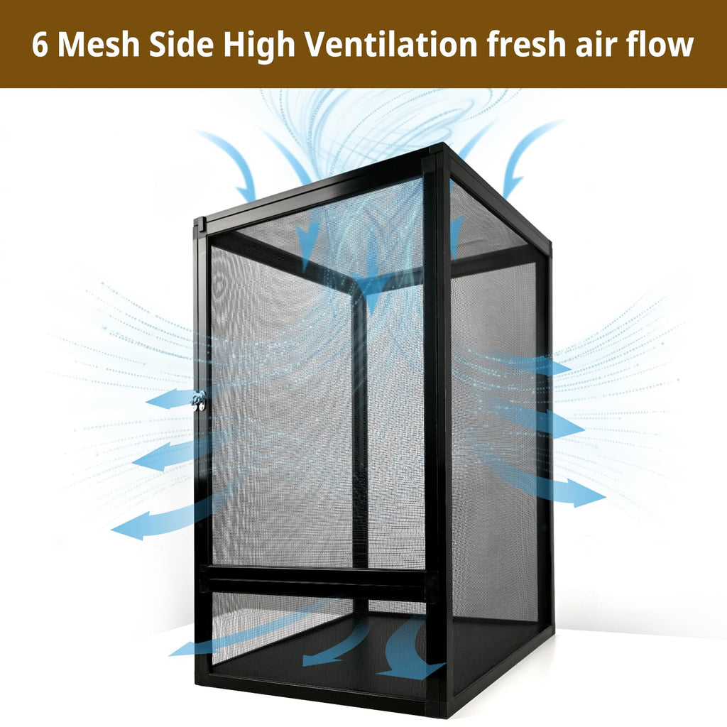33 Gallon Open-Air Mesh Reptile Terrarium Cage G568885