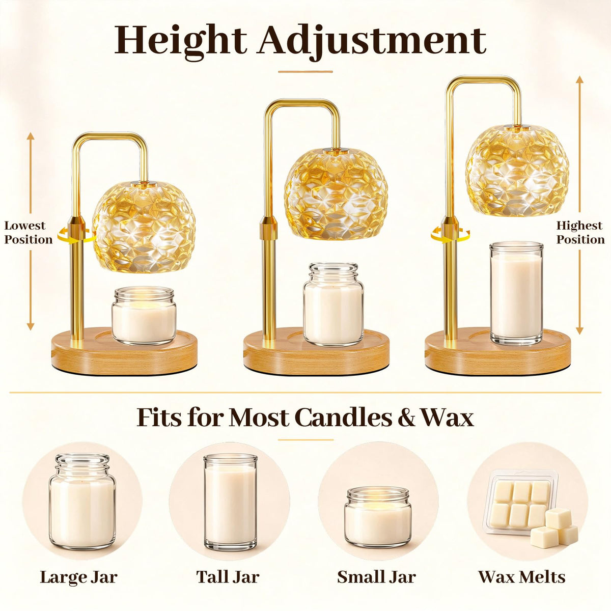 Candle Warmer Lamp with Timer Q89651