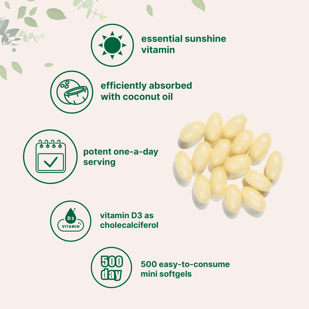 Multi Collagen Protein Powder & Vitamin D3 Bundle Pack J98819