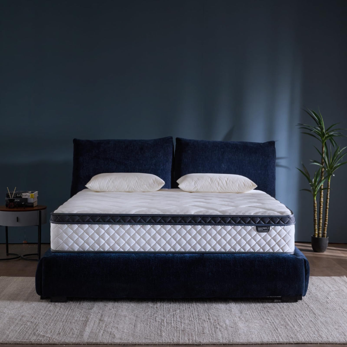 10 Inch Twin Hybrid Mattress in a Box with Pocket Spring & Memory Foam P4110