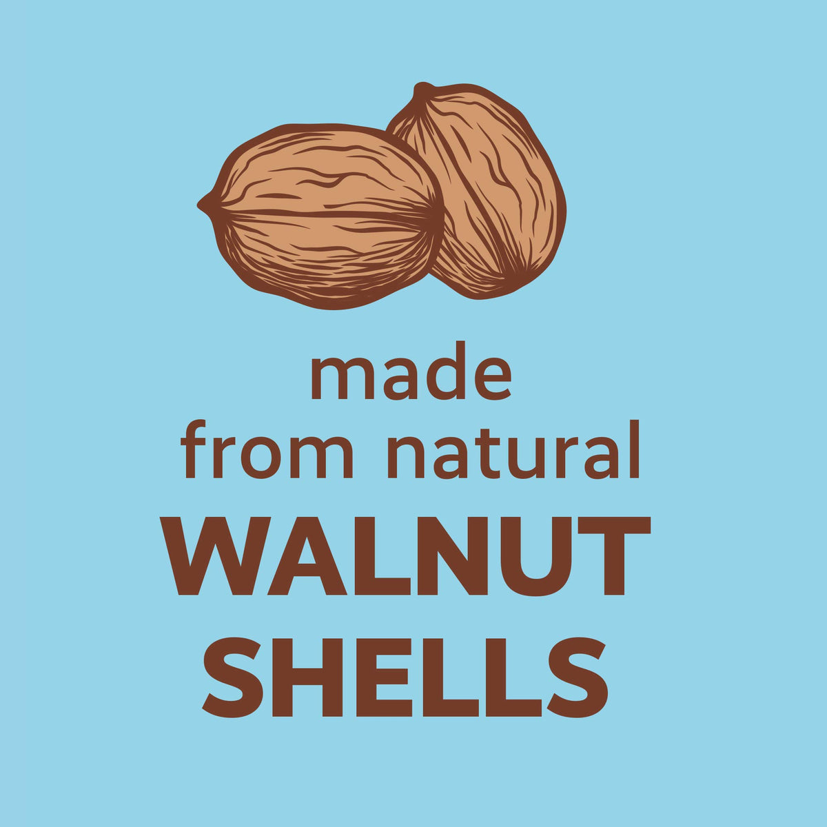 Unscented Walnut Shell Cat Litter 26 Lbs F515