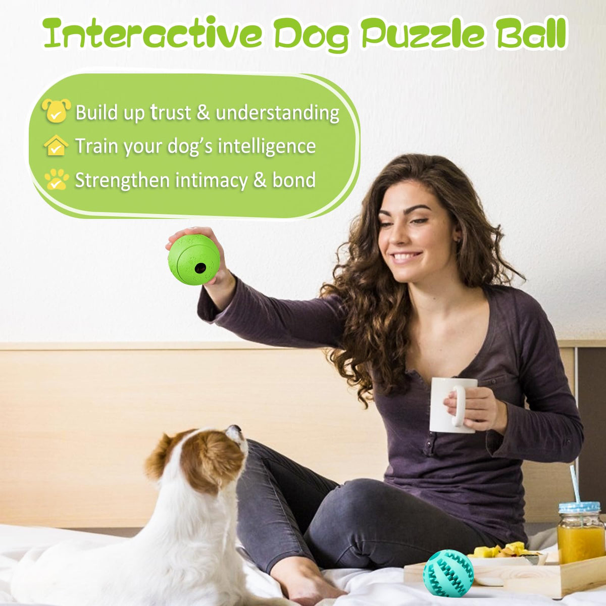 2 Pack Interactive Dog Puzzle Toys R5845