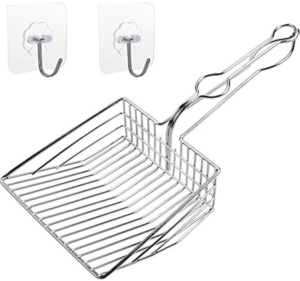 Metal Cat Litter Scoop with Holder A158224