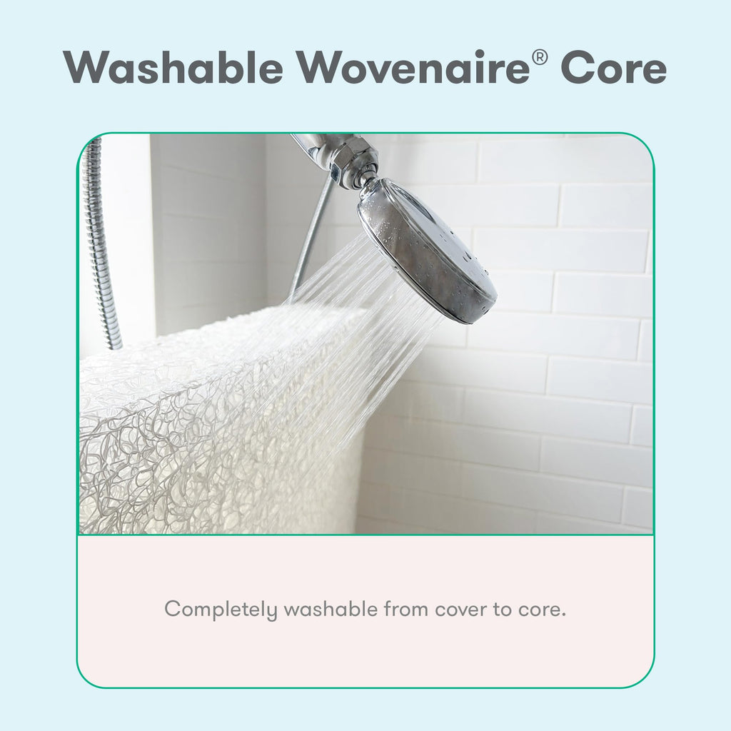 Grey Breathable Washable Crib Mattress & Toddler Bed P984