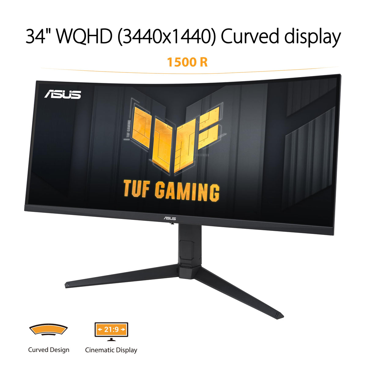 34” 1440P Curved Gaming Monitor A669
