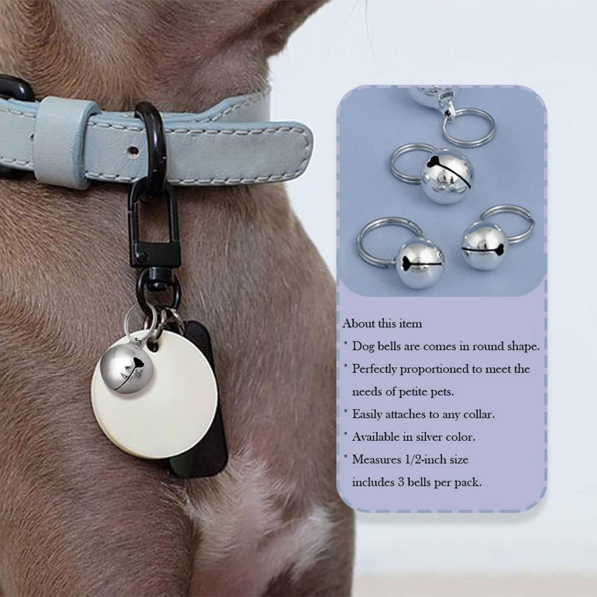 3 Pack Stainless Steel Pet Bells N355452