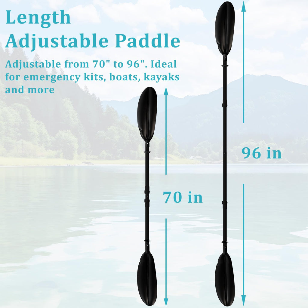 Detachable Adjustable Alloy Shaft Paddle B23617