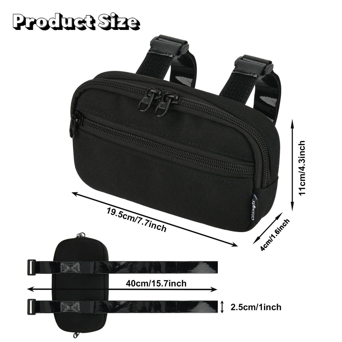 Horse Saddle Bag with Pommel Pocket and Cell Phone Holder V949862