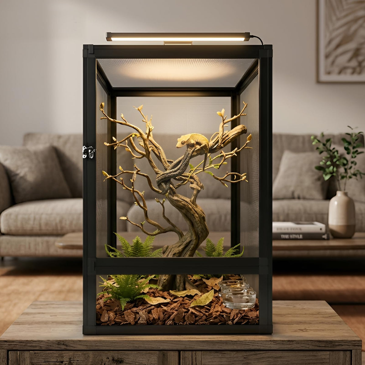 33 Gallon Open-Air Mesh Reptile Terrarium Cage G568885