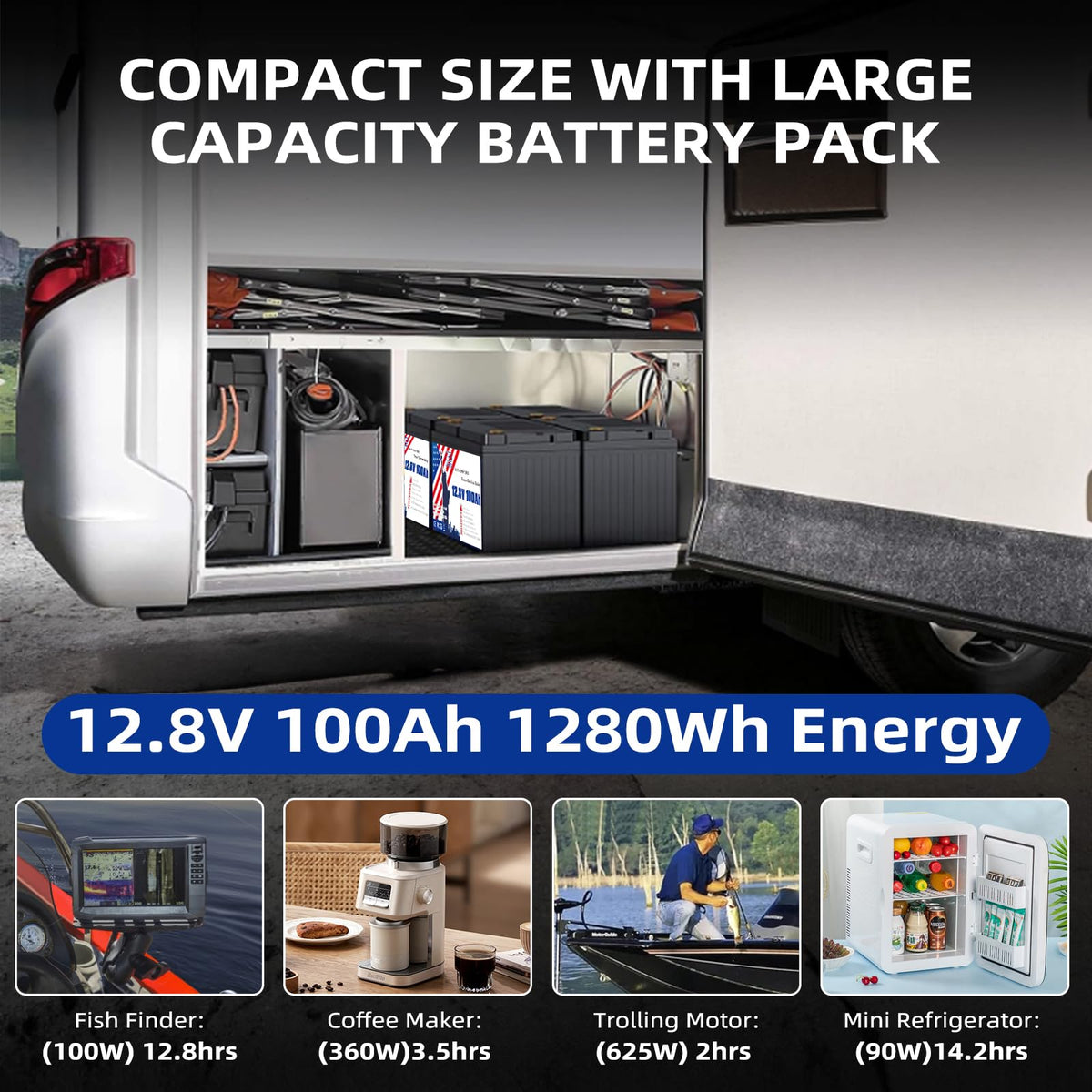 12V 100Ah LiFePO4 Battery L16561