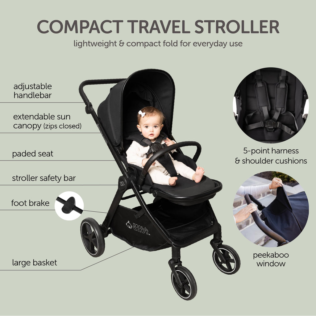 Reversible Foldable Baby Stroller D3565