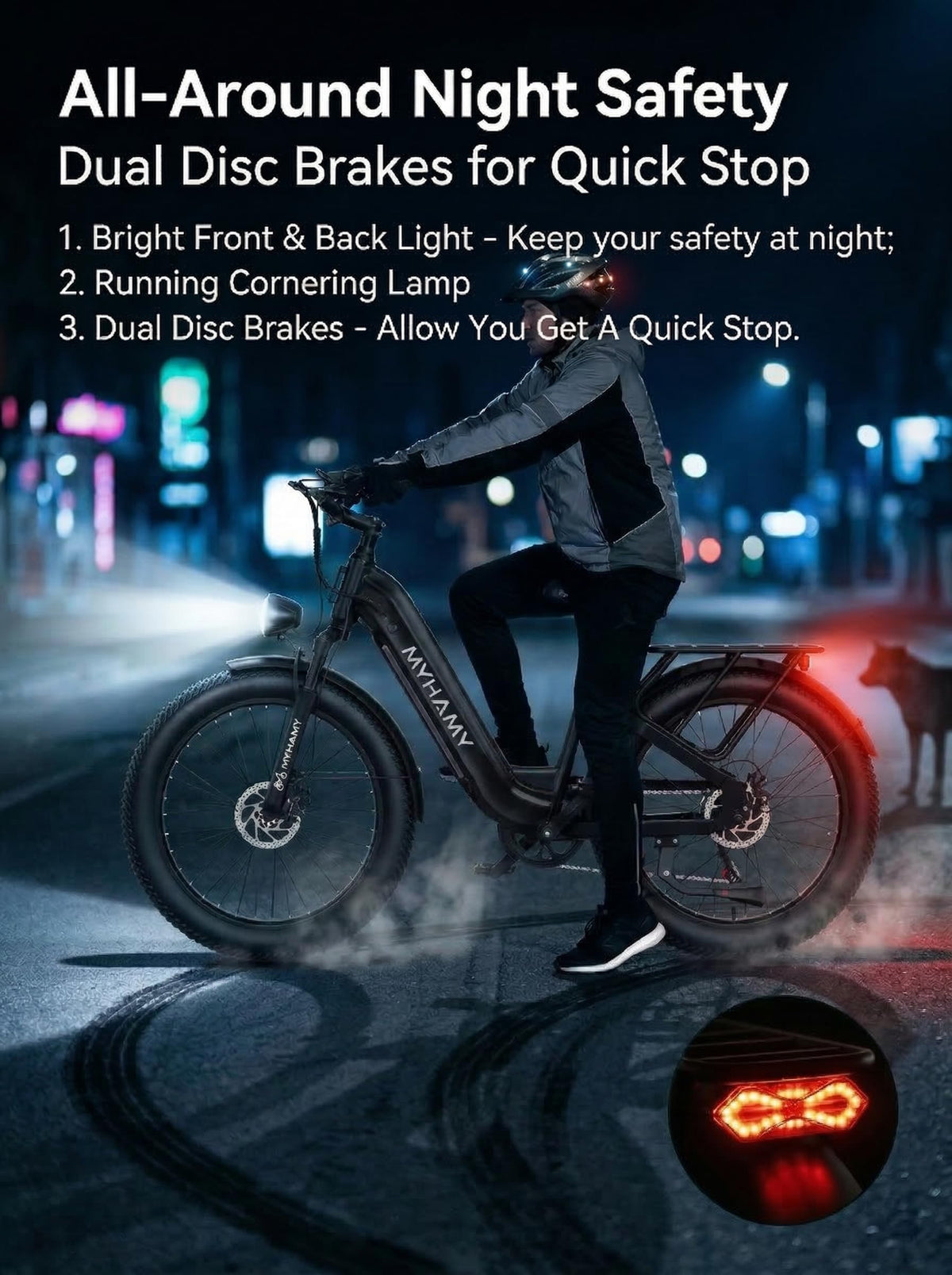 2000W Electric Bike 24 Fat Tire 48V 18Ah Step-Thru I674681