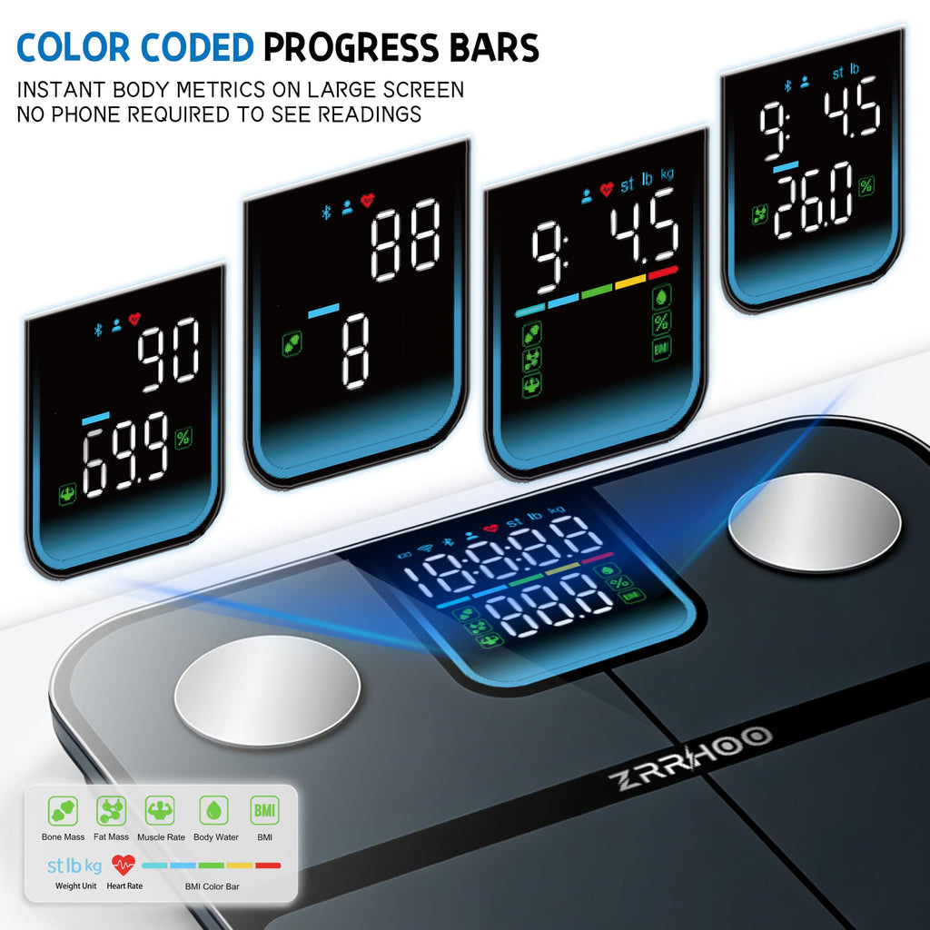 25 Body Composition Bluetooth Digital Weight Scale V382134