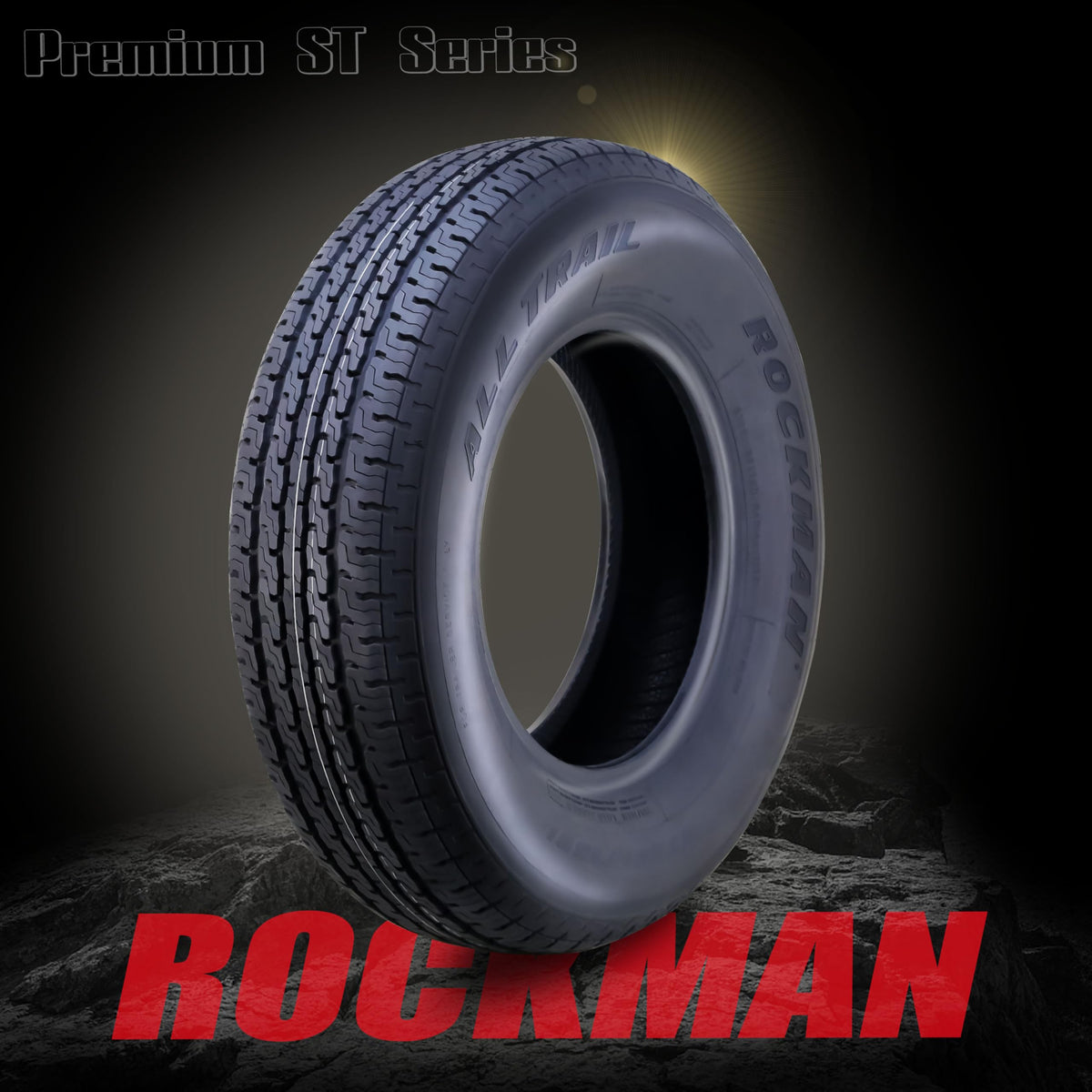 Heavy Duty Trailer Tire ST205/75R15 10-Ply Set4 X6957