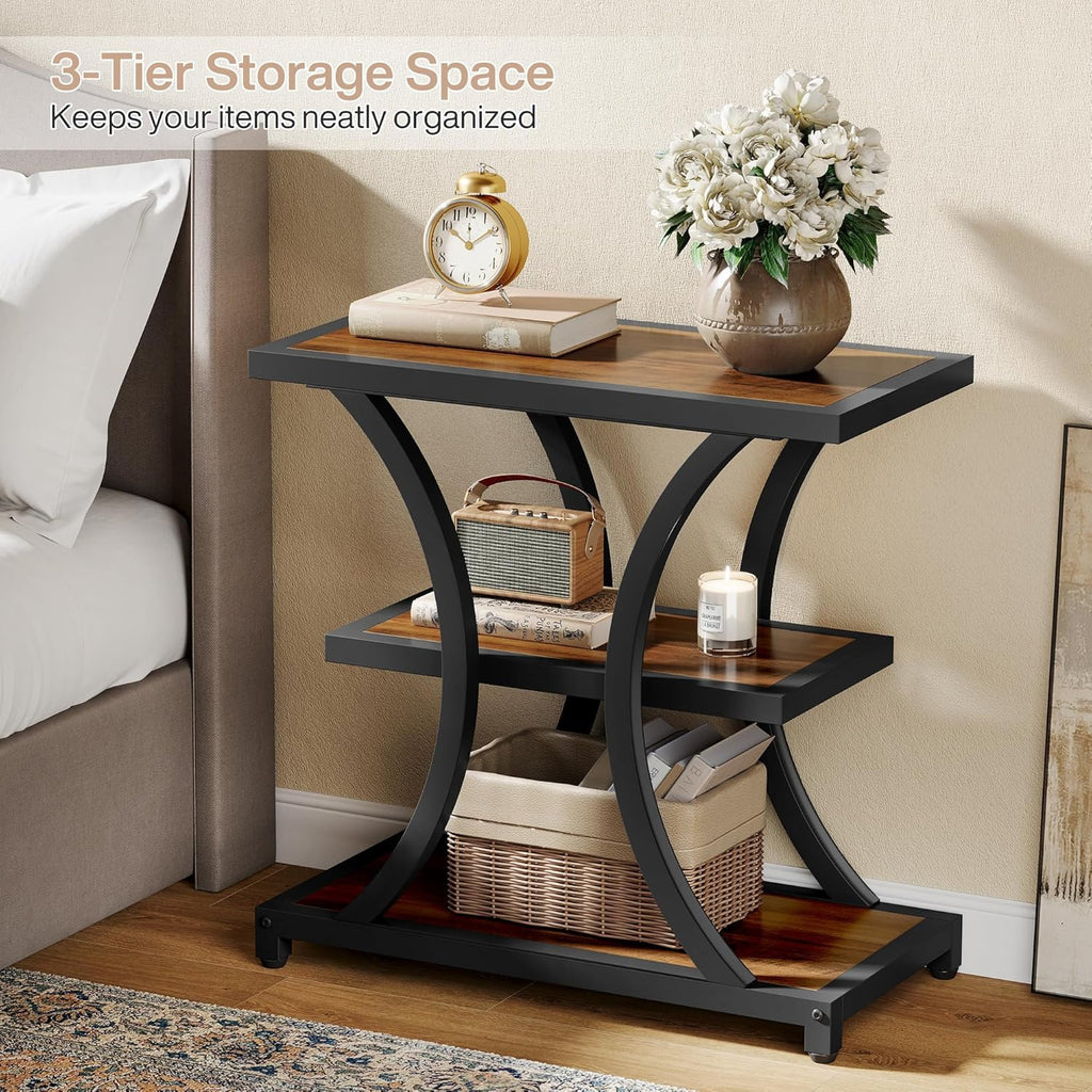 3-Tier Storage End Table O634