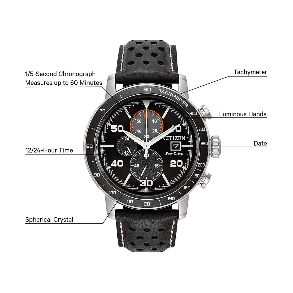 Men's Stainless Steel Chronograph Watch H25897