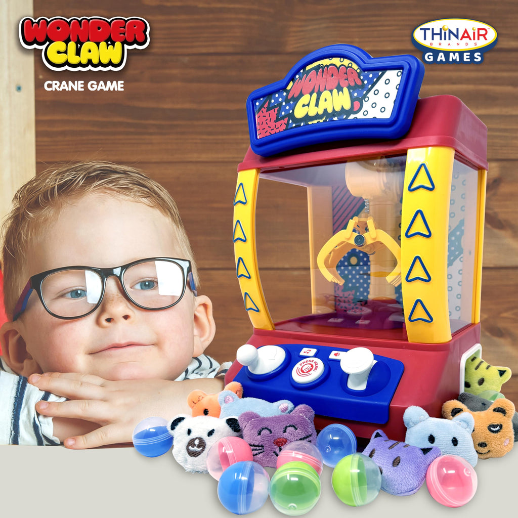 Claw Machine Crane Game with 9 Stuffed Animal Prizes and 9 Balls B565
