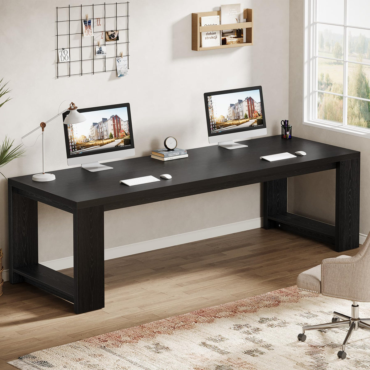 86.6-Inch Two Person Desk I84198