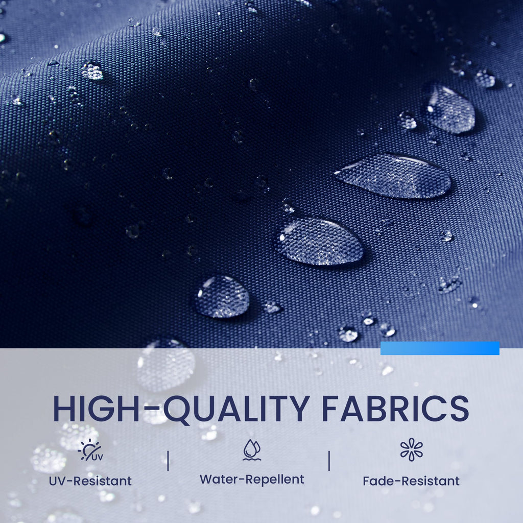 10x10 FT Cantilever Patio Umbrella with Base & LED C9818