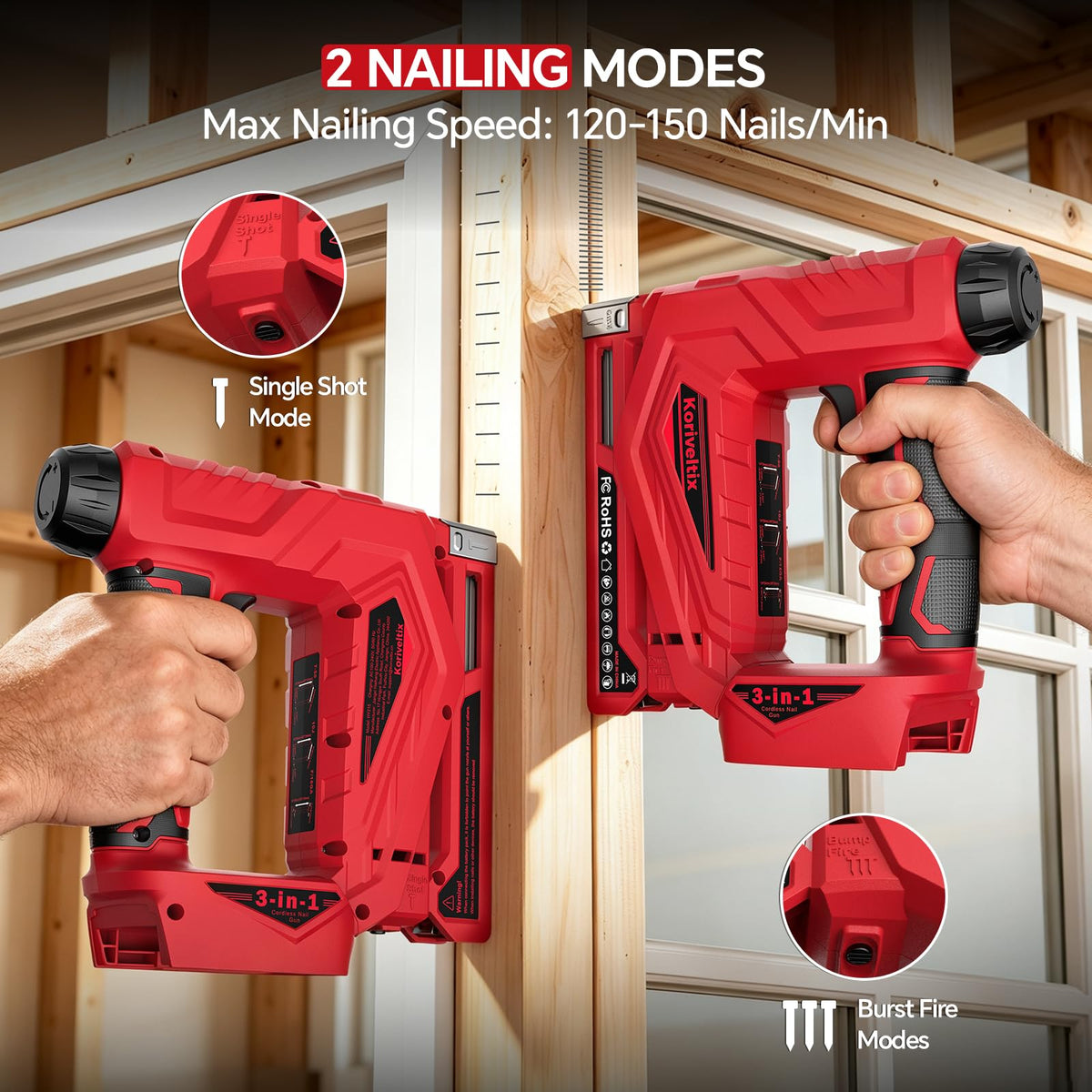 Cordless Staple Nail Gun C42236