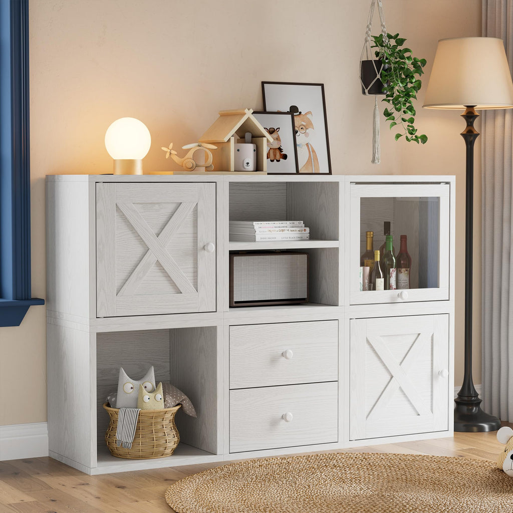 Pure White Cube Storage Organizer R3070