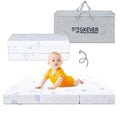 Tri-fold Pack and Play Mattress, 38x26 Dual Foam with Travel Bag W516726
