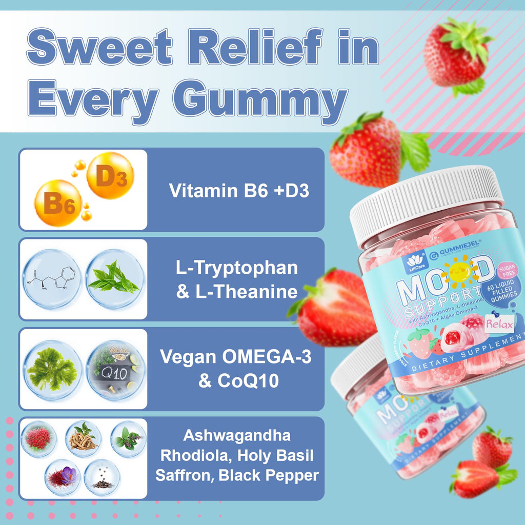 Ashwagandha Saffron Omega 3 Gummies N721