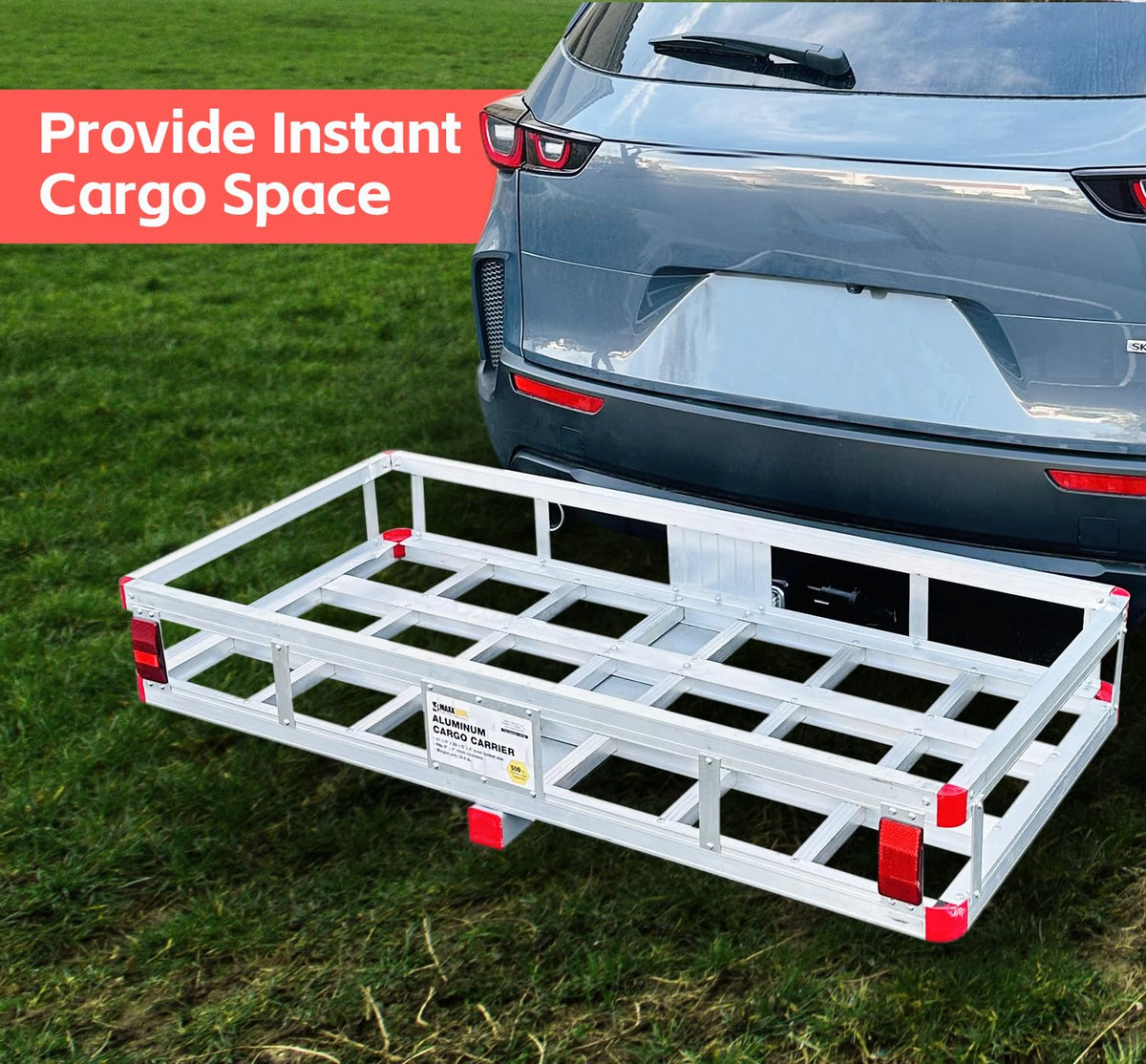 Aluminum Cargo Carrier 500 lb Capacity for 2" Hitches K389
