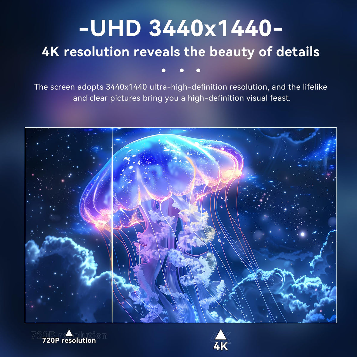 34 Inch Curved Ultrawide Gaming Monitor 21:9 WQHD 165Hz Q74896