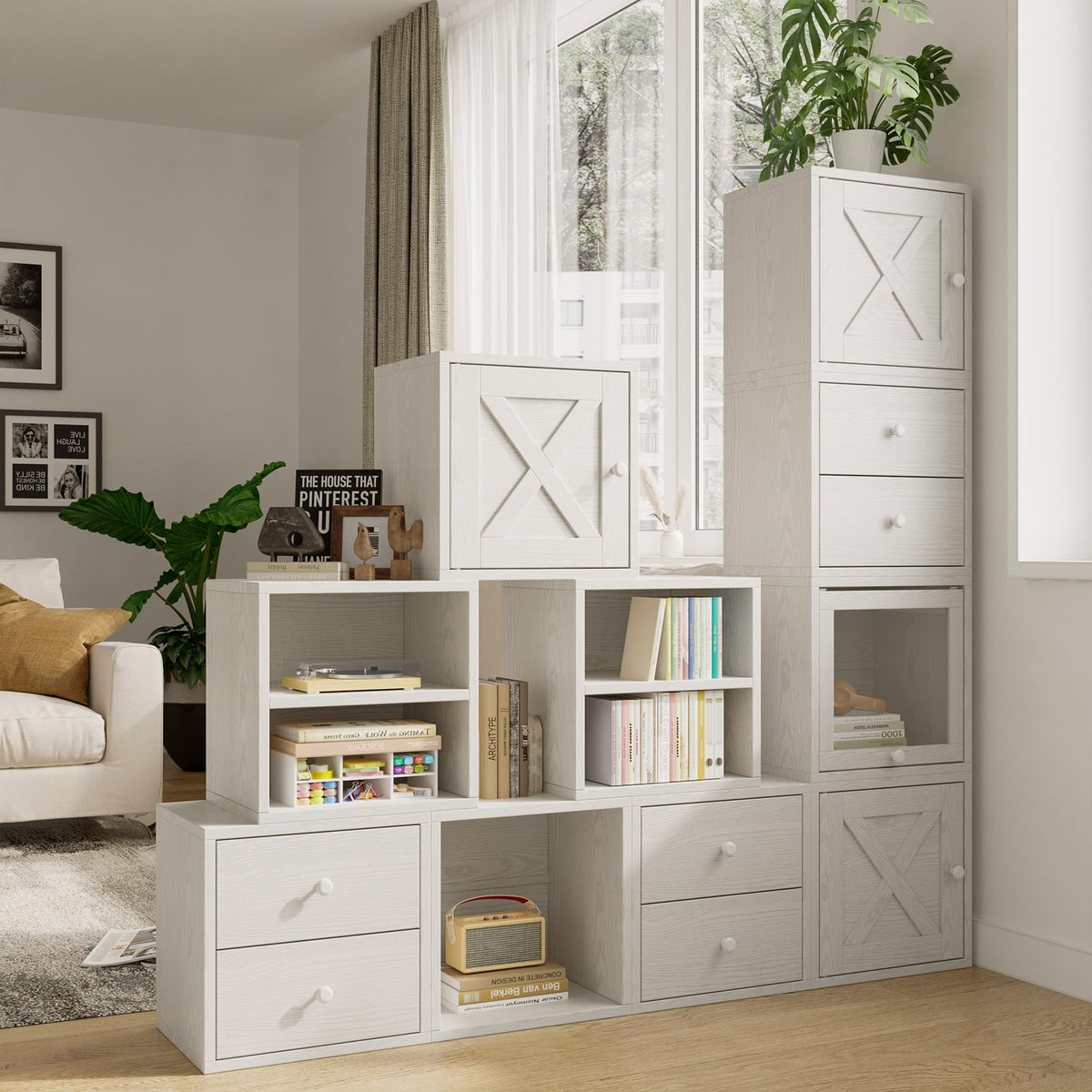 Pure White Cube Storage Organizer R3070
