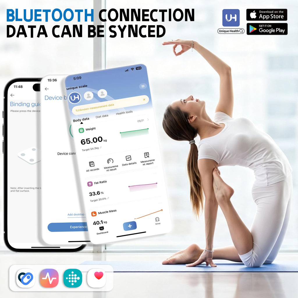 25 Body Composition Bluetooth Digital Weight Scale V382134