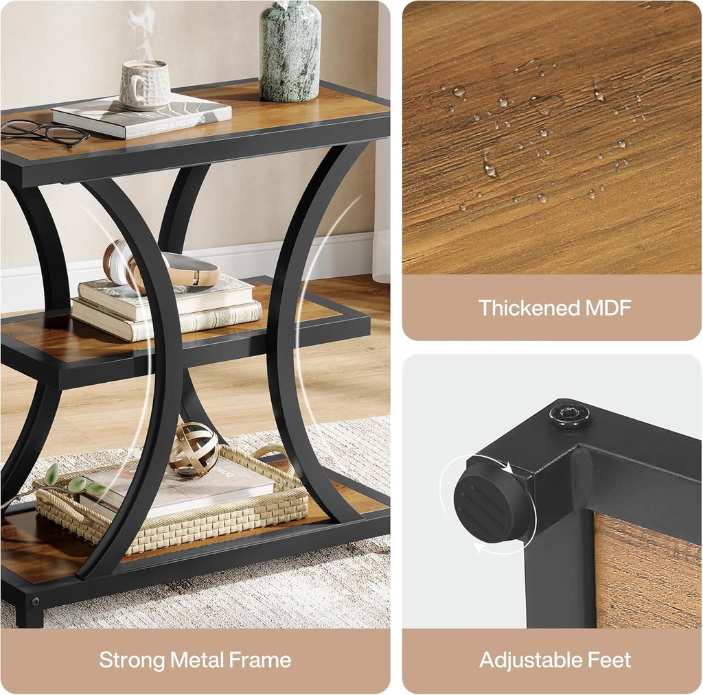 3-Tier Storage End Table O634