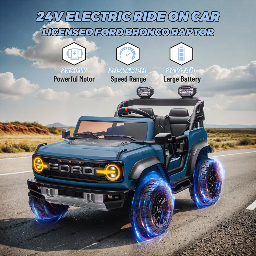 2 Seater 24V Electric Ride On Truck with Remote Control E92853