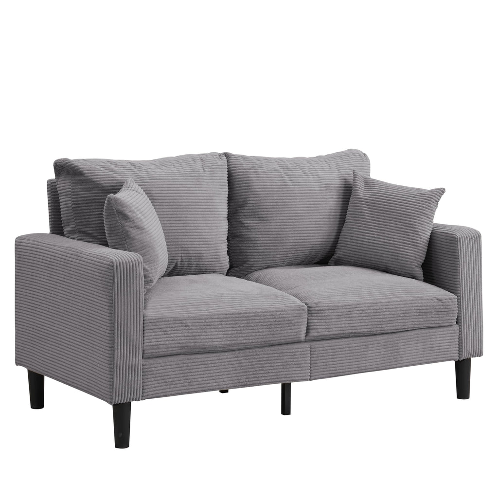 Light Gray Upholstered Sofa L6776
