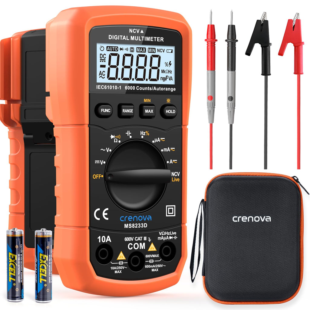 Auto-Ranging Multimeter TRMS 6000 Counts U18198